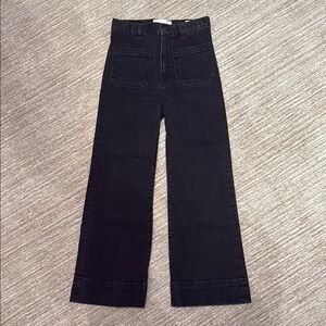 JEANERICA St Monica Cropped Jean Black 2 Weeks - Size 24